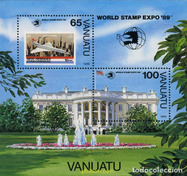 Sellos: 368240 MNH VANUATU 1989 WORLD STAMP EXPO 89