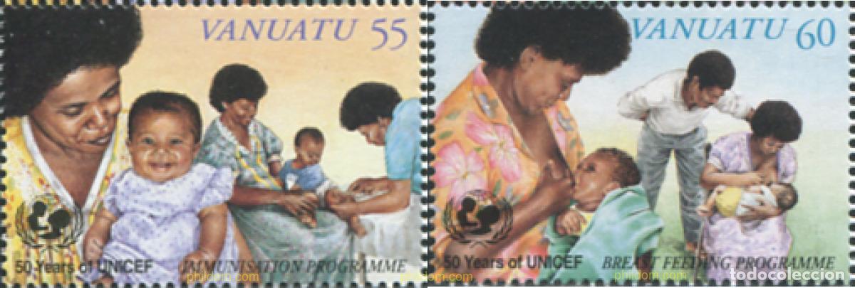Sellos: 576101 MNH VANUATU 1996 50 ANIVERSARIO DE LA UNICEF