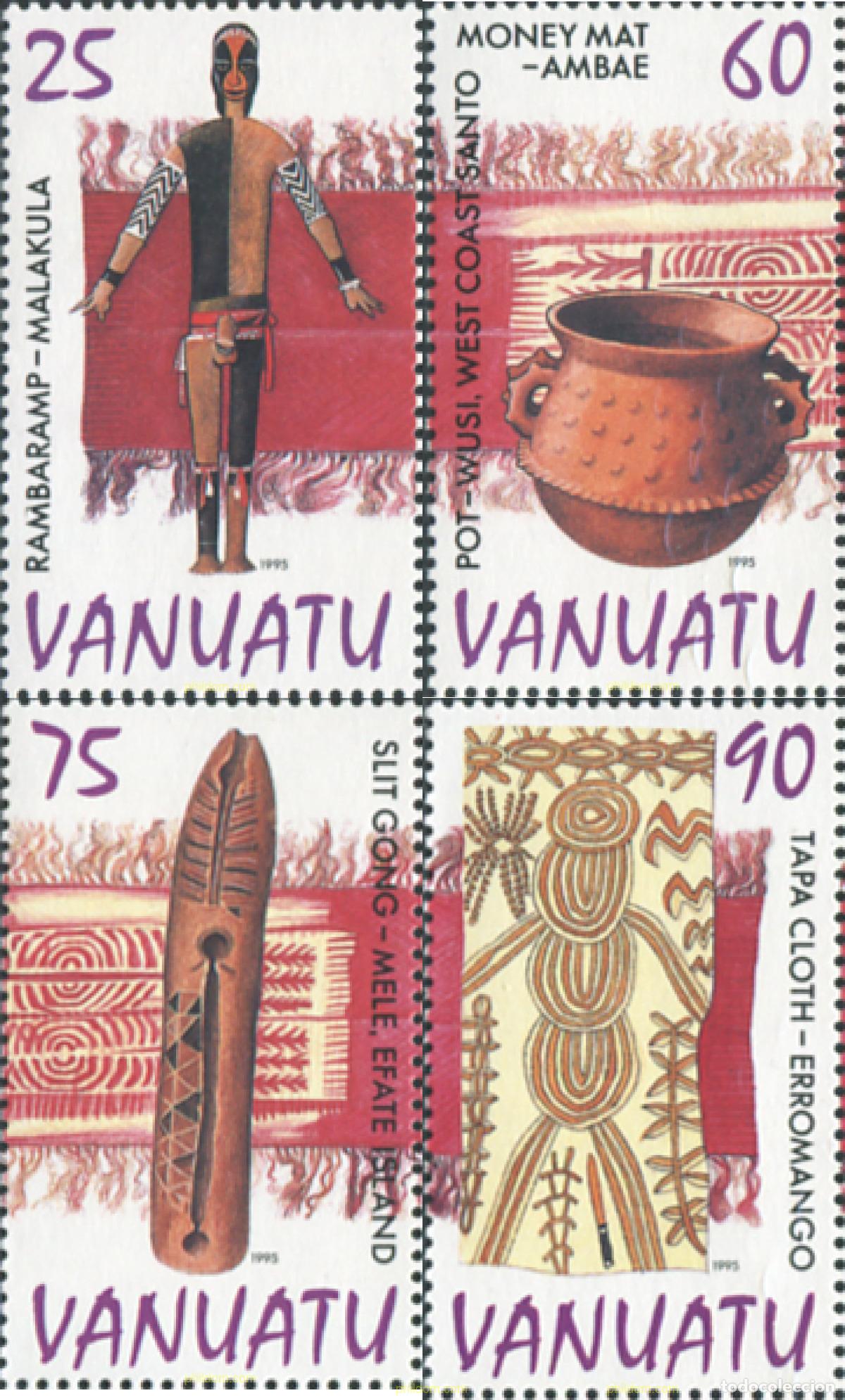 Sellos: 576088 MNH VANUATU 1995 UTENSILIOS TRADICIONLES