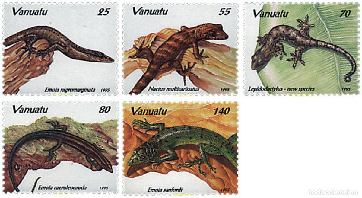 Sellos: 45833 MNH VANUATU 1995 REPTILES