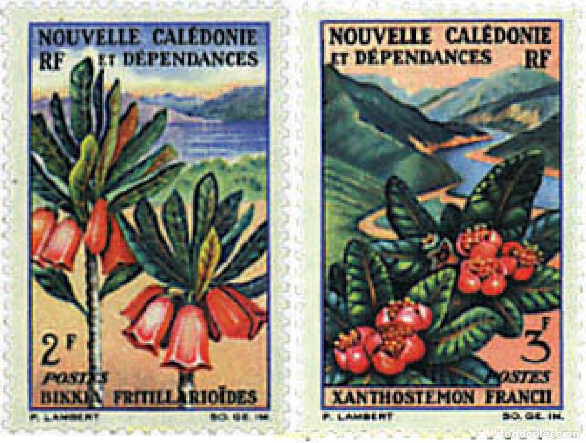 Sellos: 267127 HINGED NUEVA CALEDONIA 1964 FLORES