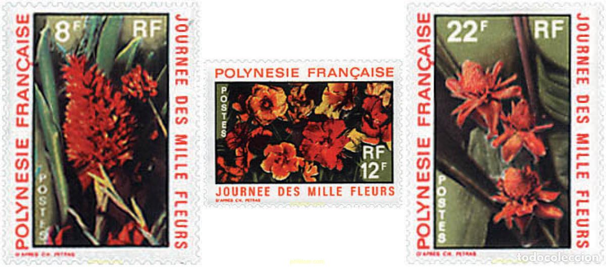 Sellos: 94311 MNH POLINESIA FRANCESA 1971 DIA DE LAS MIL FLORES