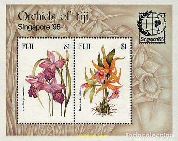 Sellos: 88919 MNH FIJI 1995 SINGAPORE 95. EXPOSICION FILATELICA INTERNACIONAL