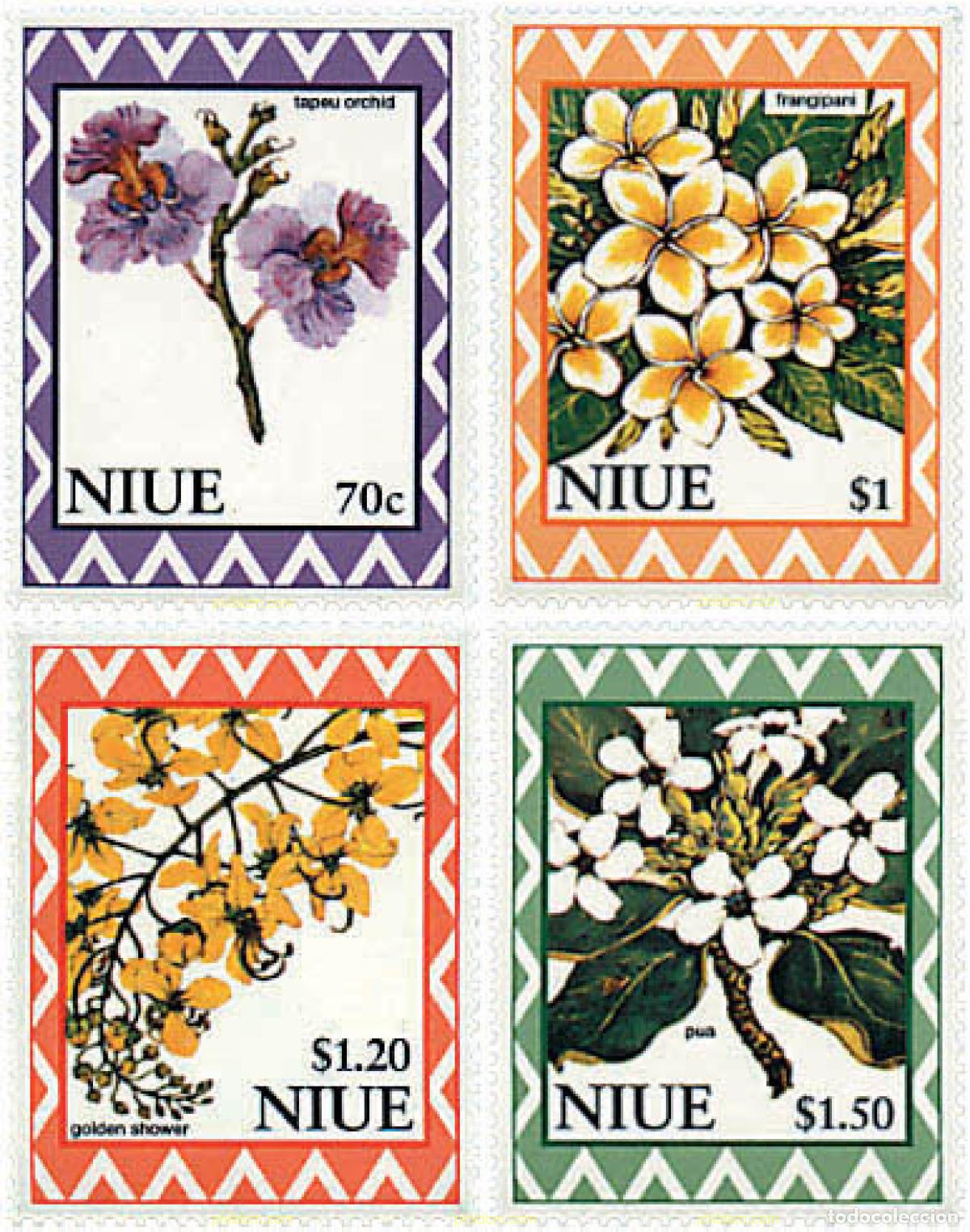 Sellos: 94789 MNH NIUE 1996 FLORES