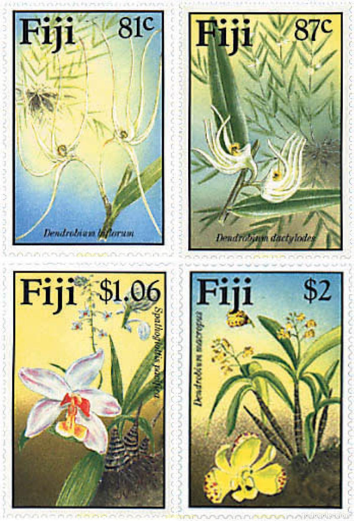Sellos: 88921 MNH FIJI 1997 ORQUIDEAS