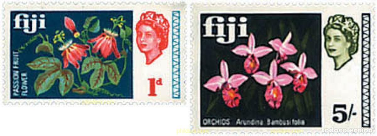 Sellos: 338449 HINGED FIJI 1968 MOTIVOS VARIOS