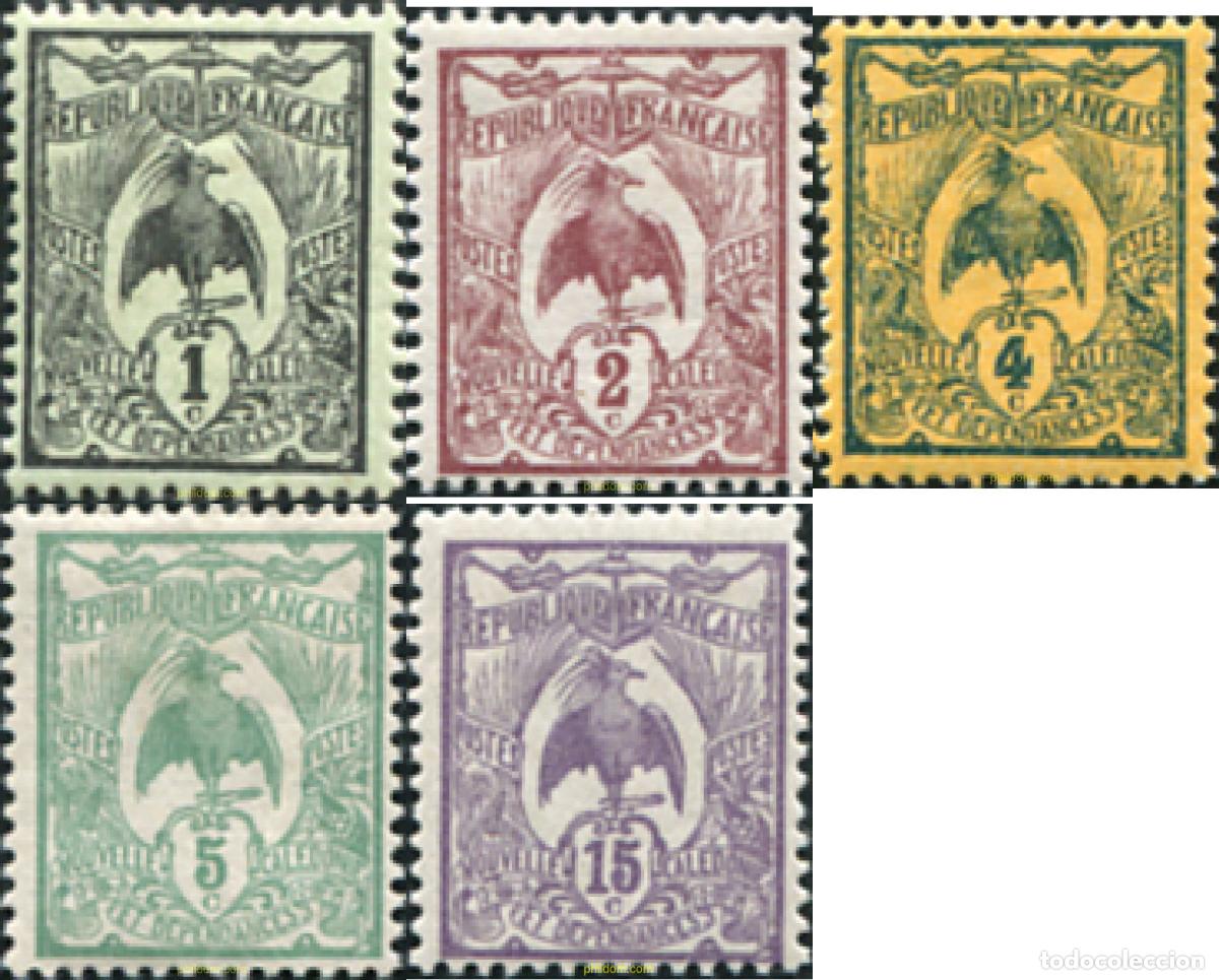 Sellos: 672504 HINGED NUEVA CALEDONIA 1905 FAUNA