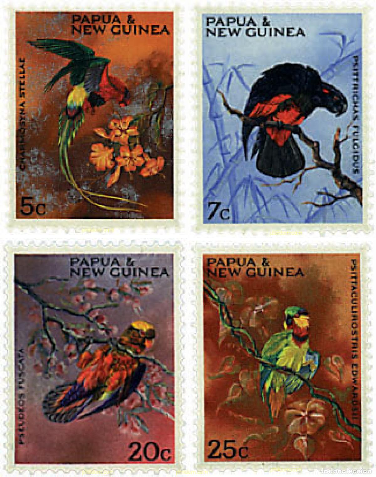 Stamps: 45015 MNH PAPUA NUEVA GUINEA 1967 LOROS