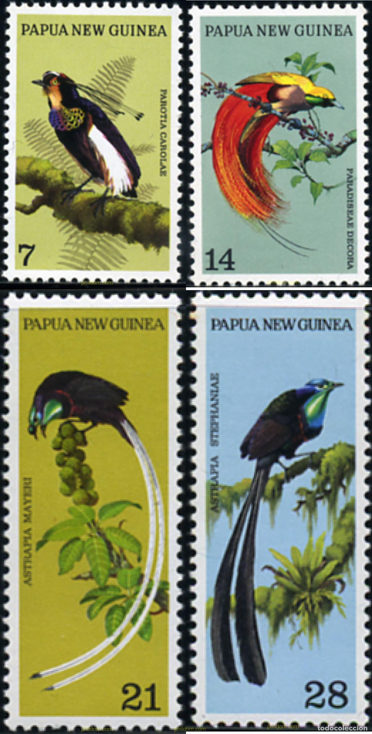 Stamps: 45037 MNH PAPUA NUEVA GUINEA 1973 AVES DEL PARAISO