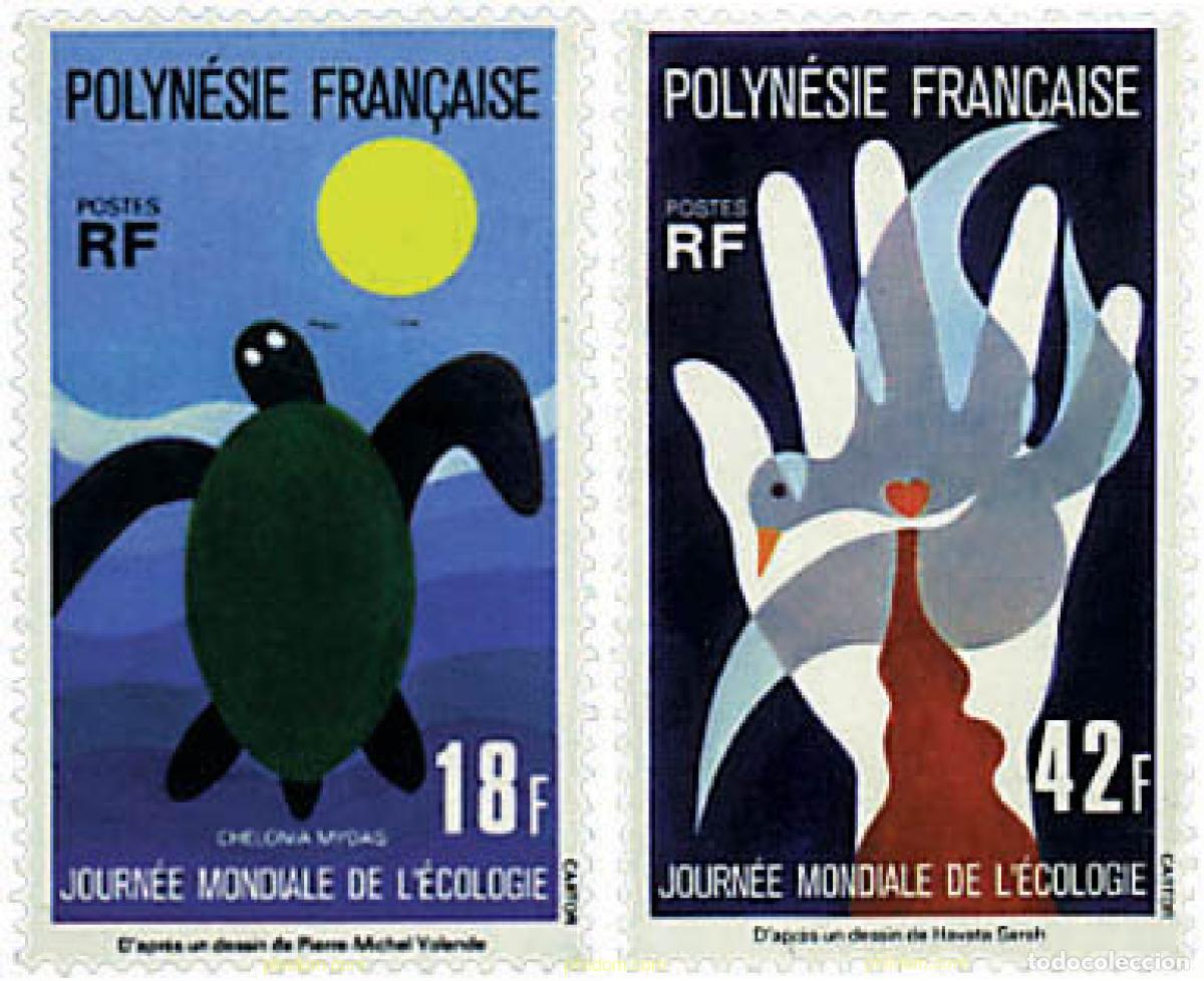 Stamps: 33434 MNH POLINESIA FRANCESA 1976 DIA MUNDIAL DE LA ECOLOGIA