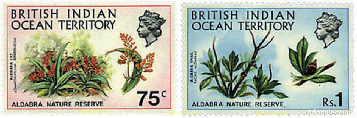 Sellos: 338957 MNH OCEANO INDICO BRITANICO 1971 RESERVA NATURAL DE ALDABRA
