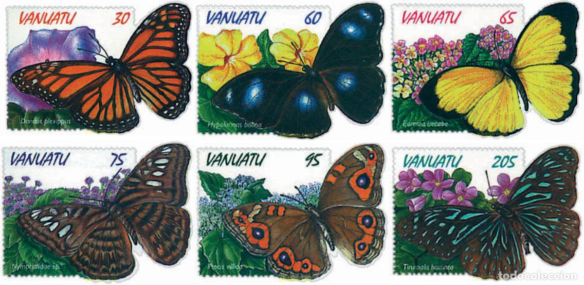 Sellos: 92674 MNH VANUATU 1998 MARIPOSAS