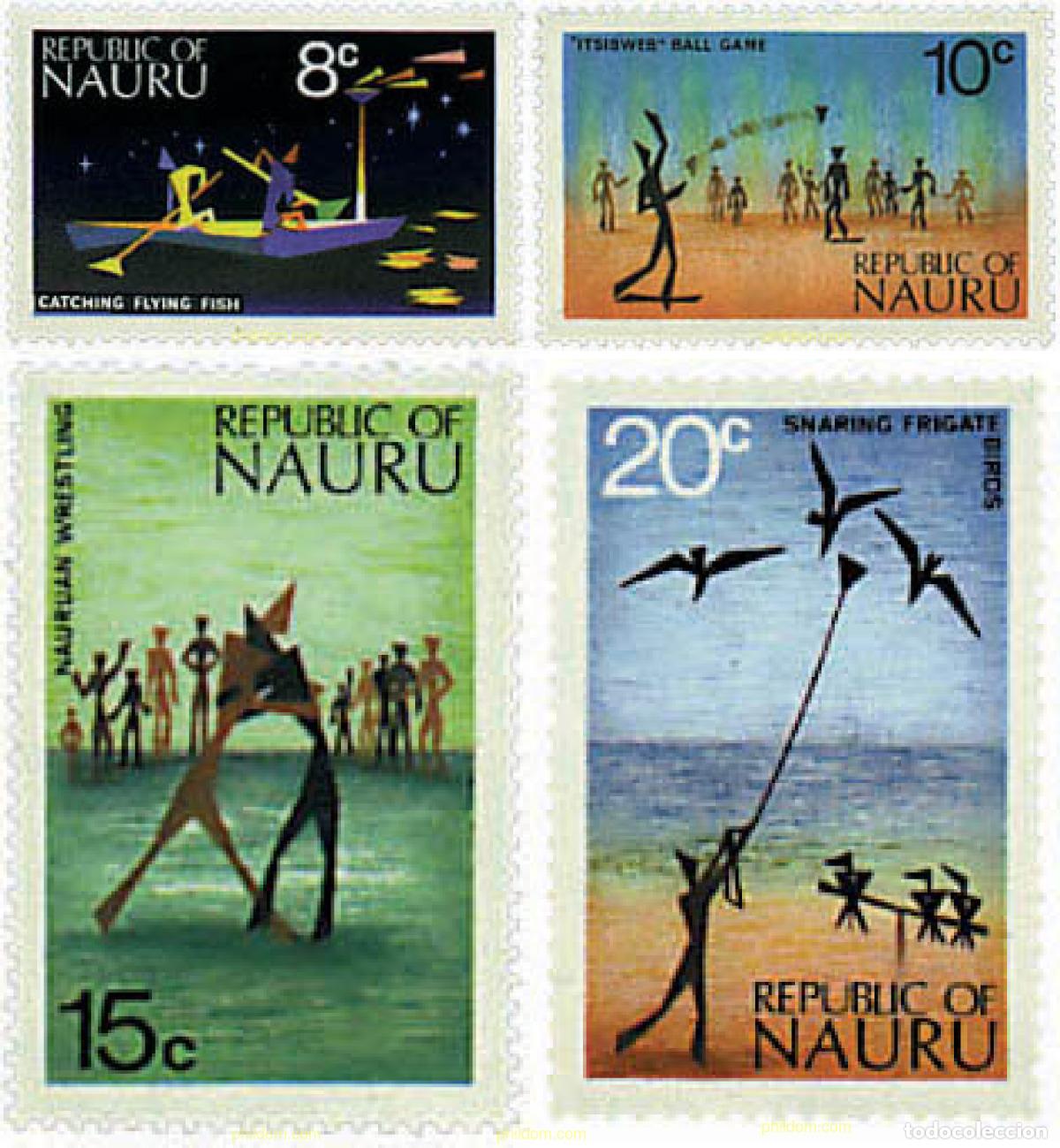 Francobolli: 229049 HINGED NAURU 1973 MOTIVOS VARIOS