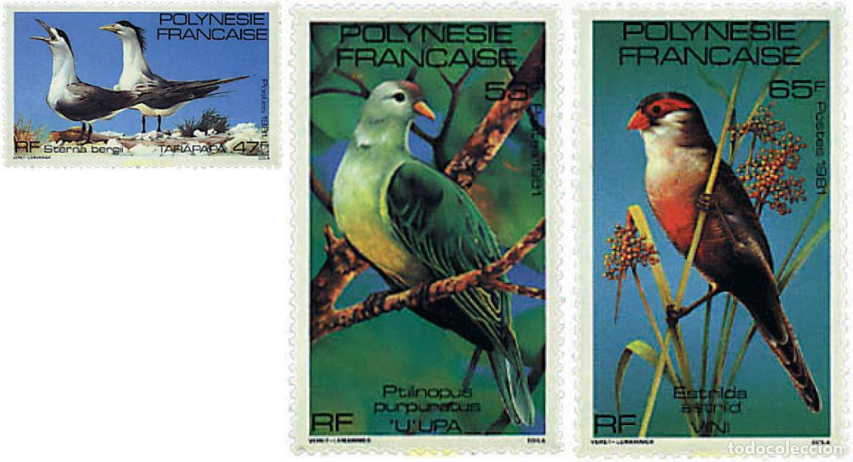 Sellos: 35973 MNH POLINESIA FRANCESA 1981 AVES