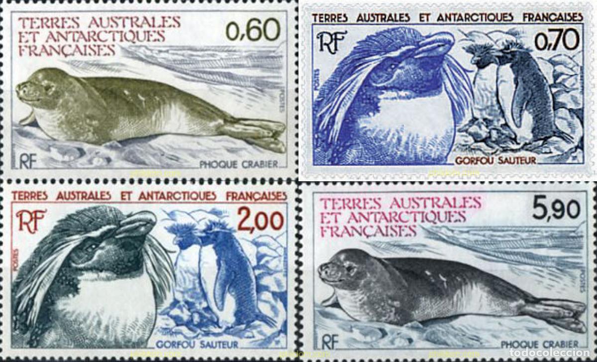 Sellos: 52714 MNH ANTARTIDA FRANCESA 1984 FAUNA