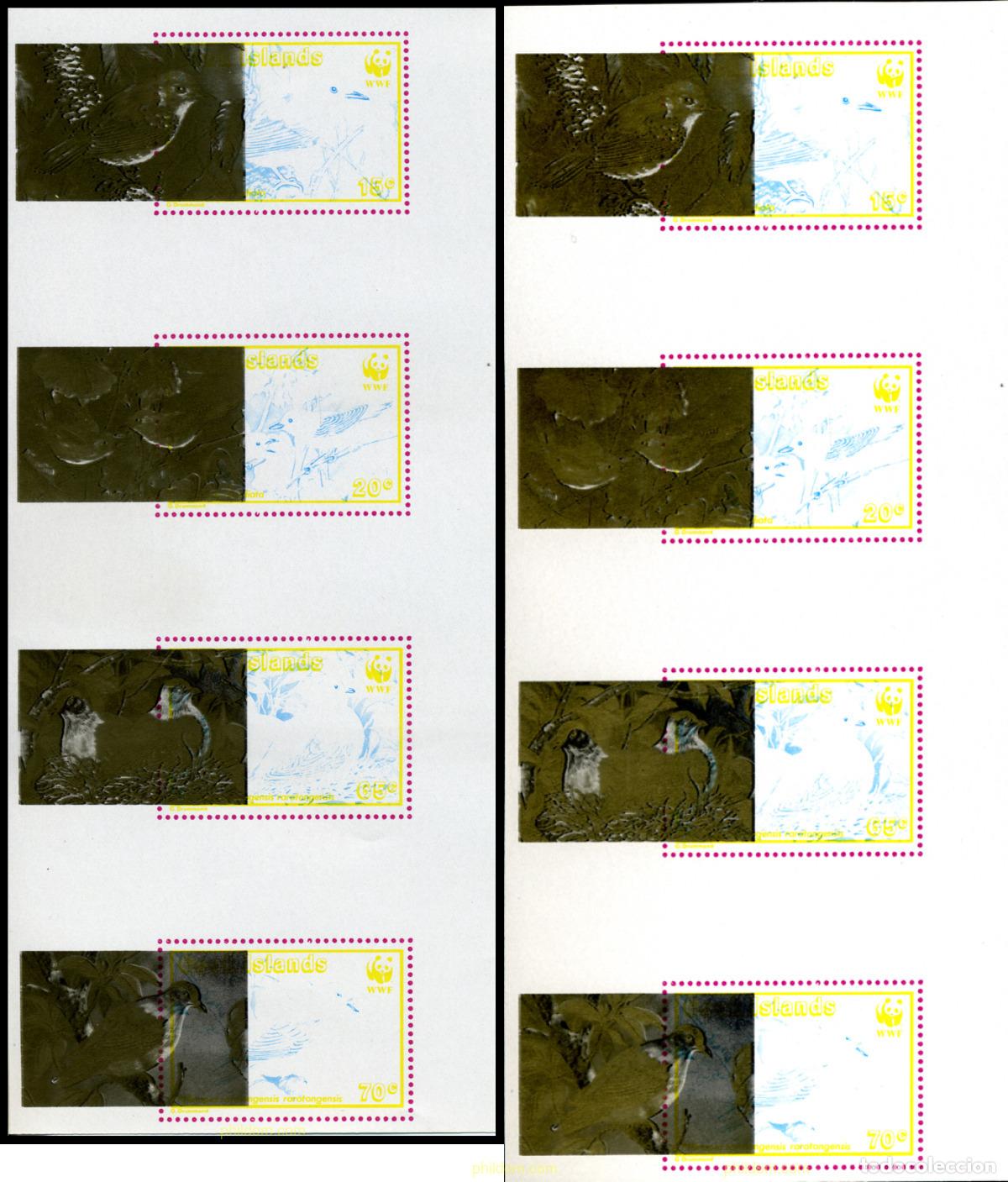 Sellos: 201972 MNH COOK Islas 1989 MONARCA PARAISO DE RAROTONGA, TIPOLO DE RAROTONGA
