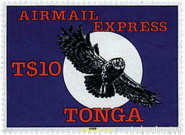 Sellos: 37039 MNH TONGA 1990 CORREO AEREO URGENTE