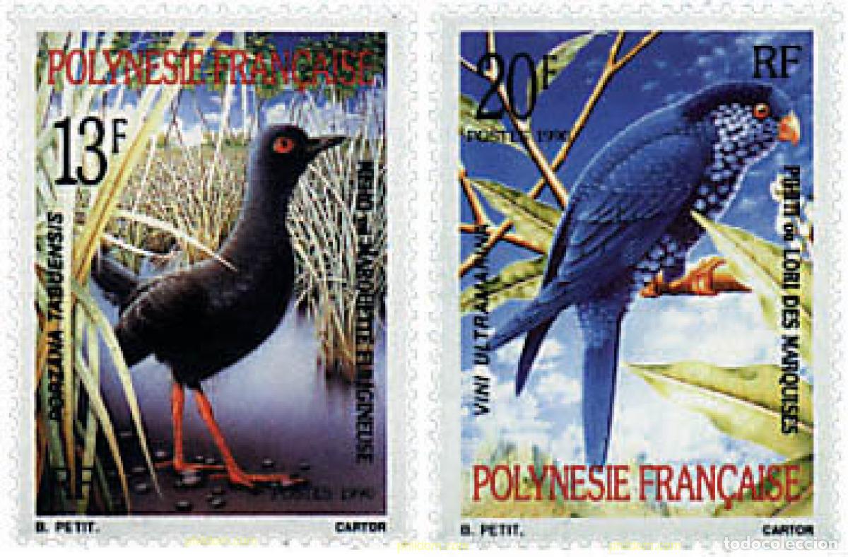 Sellos: 43634 MNH POLINESIA FRANCESA 1990 AVES