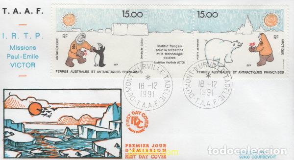 Sellos: 540890 MNH ANTARTIDA FRANCESA 1991 INST. FRANCES DE TECNOLOGIA E INVESTIGACION POLAR