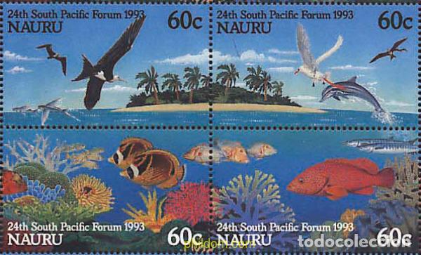 Sellos: 6881 MNH NAURU 1993 FORUM DEL PACIFICO SUR