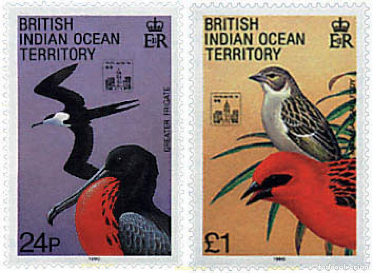 Sellos: 72860 MNH OCEANO INDICO BRITANICO 1994 HONG KONG 94. EXPOSICION FILATELICA INTERNACIONAL