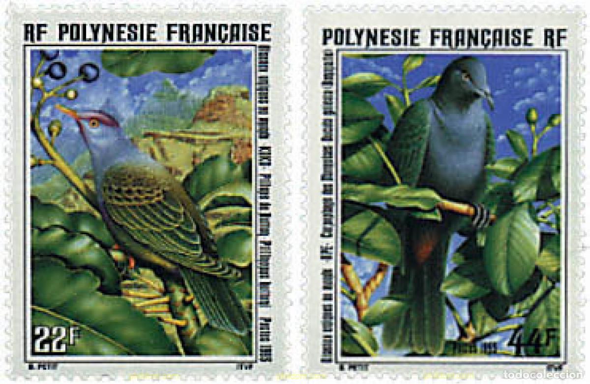 Sellos: 43656 MNH POLINESIA FRANCESA 1995 PAJAROS UNICOS EN EL MUNDO