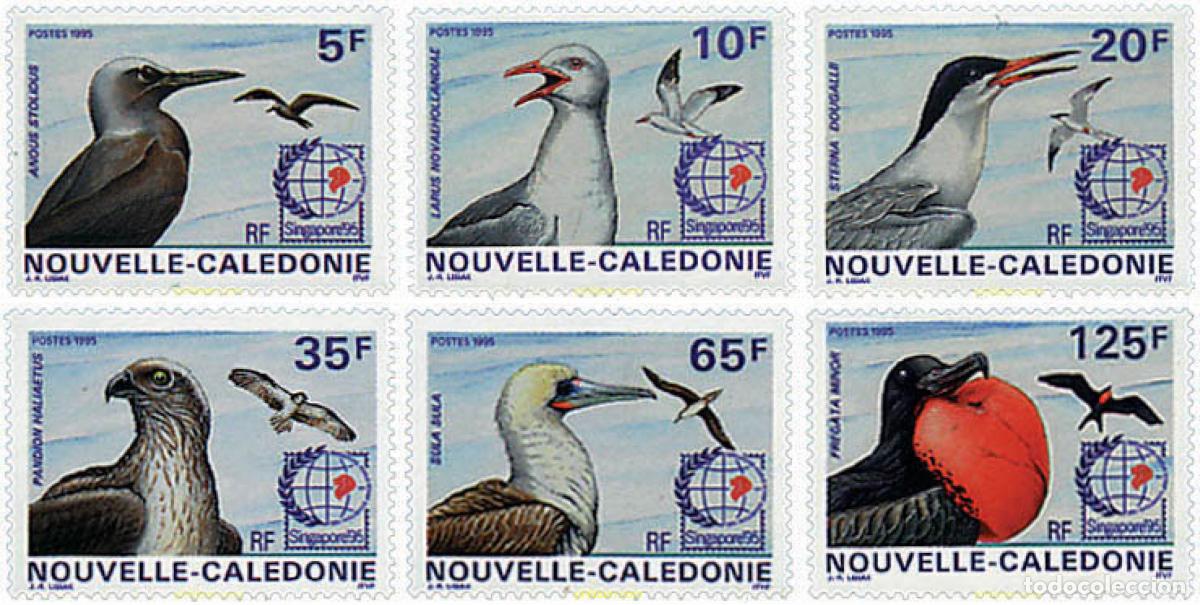 Timbres: 44580 MNH NUEVA CALEDONIA 1995 SINGAPORE 95. EXPOSICION FILATELICA INTERNACIONAL