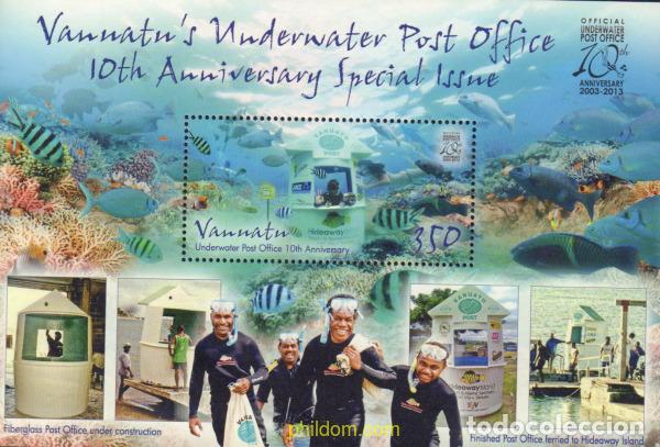 Sellos: 576110 MNH VANUATU 2013 OFICINA POSTAL SUBACUATICA