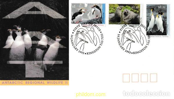 Sellos: 398617 MNH ANTARTIDA AUSTRALIANA 1993 FAUNA ANTARTICA