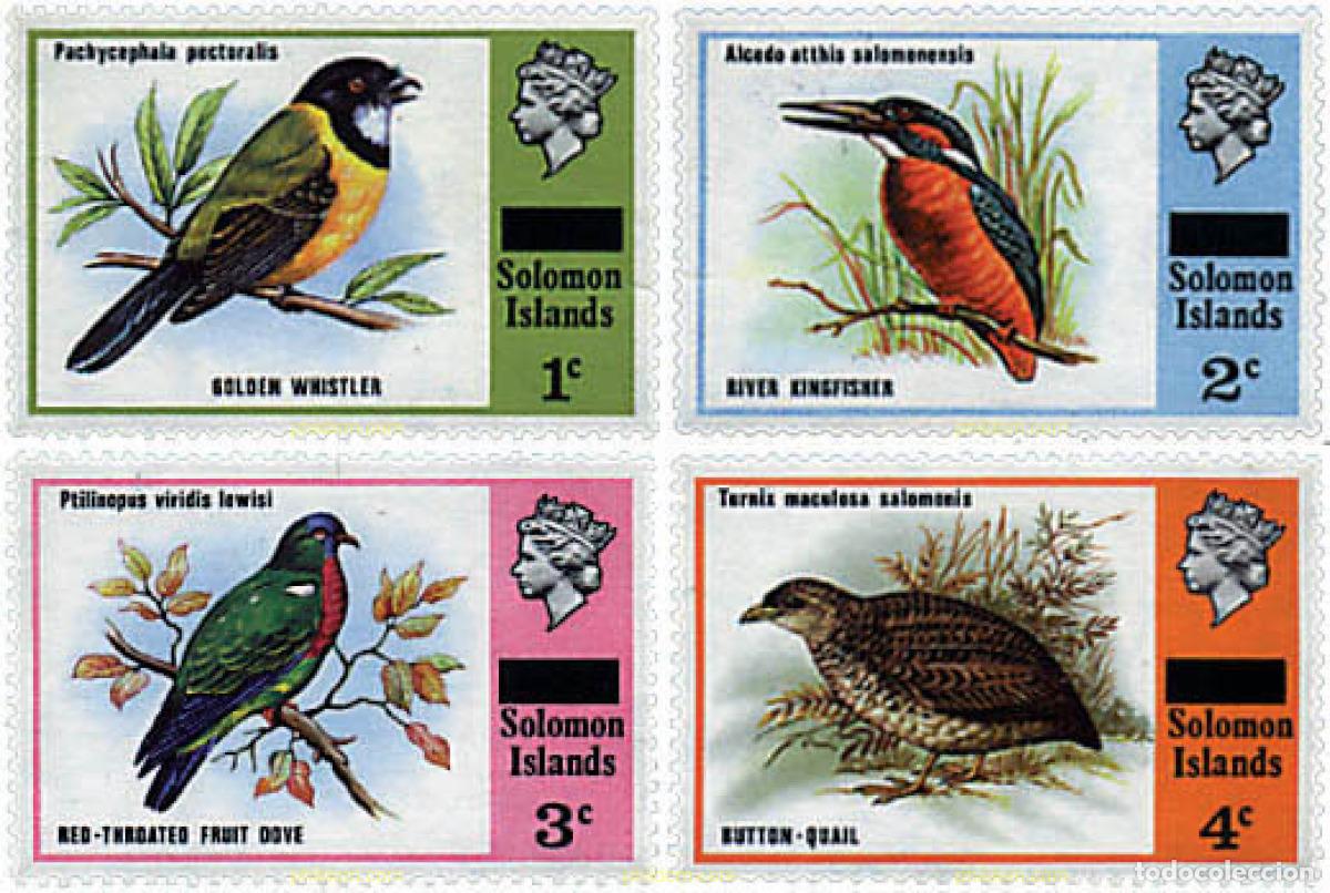Sellos: 597911 MNH SALOMON 1975 FLORA Y FAUNA