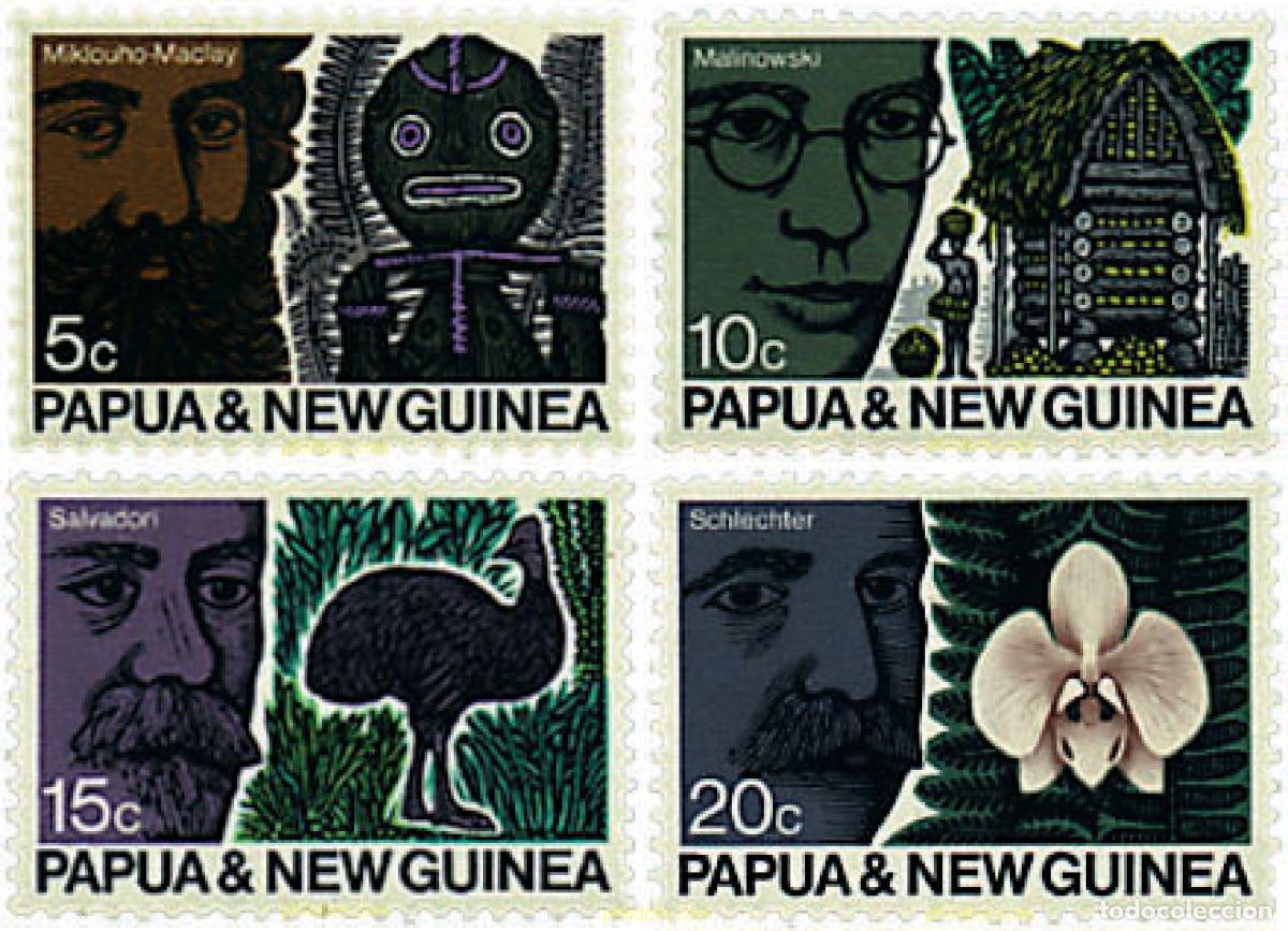 Sellos: 251741 HINGED PAPUA NUEVA GUINEA 1970 42 CONGRESO CIENTIFICO EN PORT MORESBY