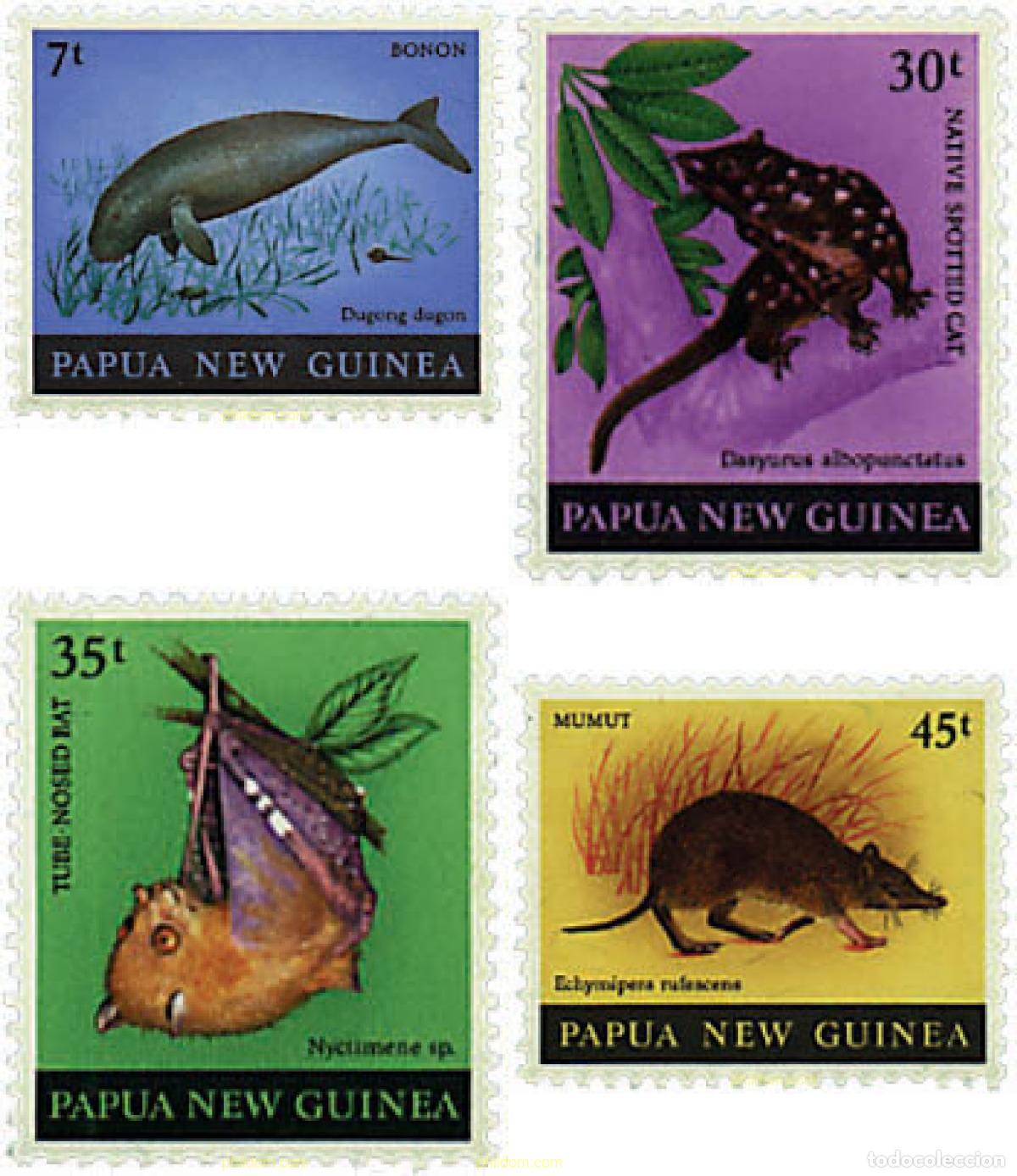 Sellos: 43840 MNH PAPUA NUEVA GUINEA 1980 FAUNA