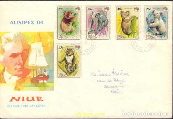 Sellos: 400431 MNH NIUE 1984 AUSIPEX 84. EXPOSICION FILATELICA INTERNACIONAL