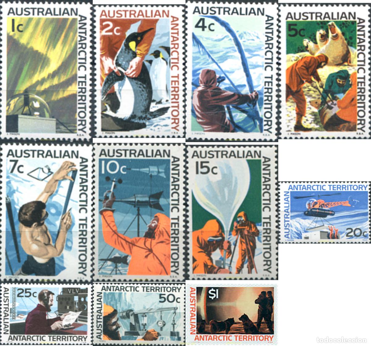 Sellos: 34980 MNH ANTARTIDA AUSTRALIANA 1966 MOTIVOS VARIOS