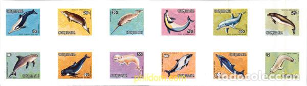 Sellos: 224275 MNH COOK Islas 1984 CAMPA&Ntilde;A INTERNACIONAL POR LA PROTECCION DE LAS BALLENAS