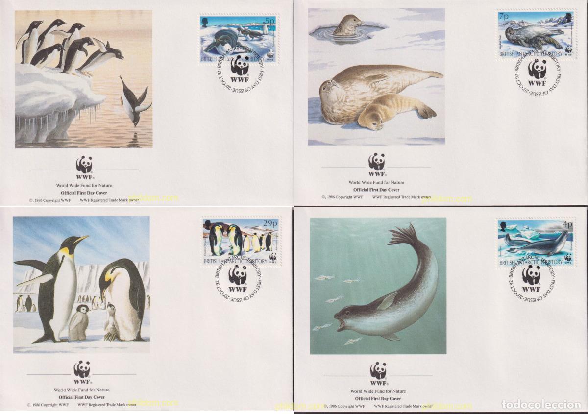 Sellos: 23065 MNH ANTARTIDA BRITANICA 1992 FOCAS Y PINGUINOS