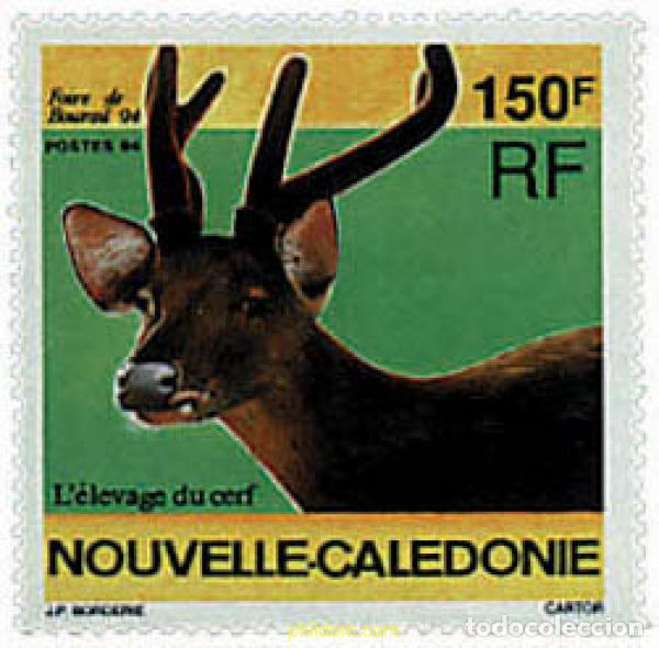 Sellos: 44571 MNH NUEVA CALEDONIA 1994 FERIA DE BOURAIL 94. LA CRIA DEL CIERVO