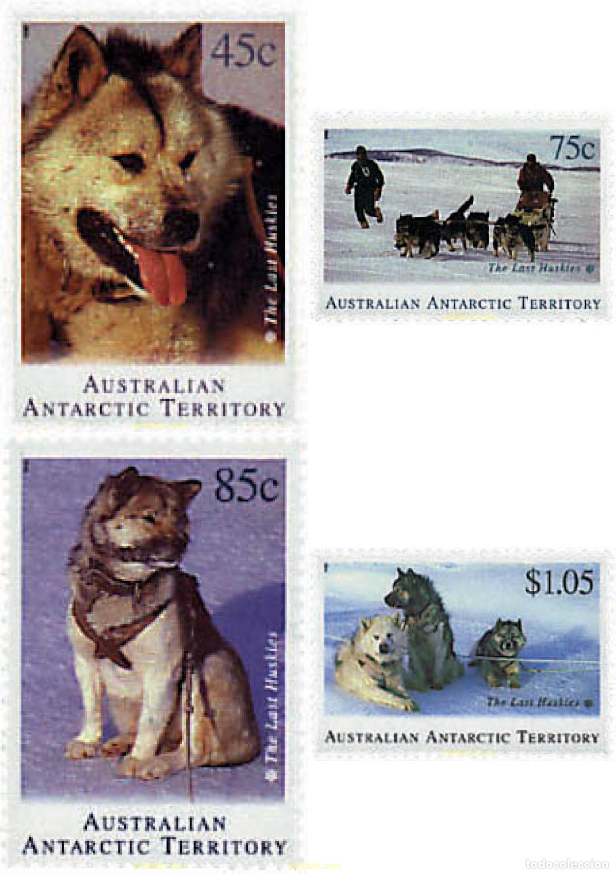 Sellos: 54101 MNH ANTARTIDA AUSTRALIANA 1994 PERROS DE TRINEO