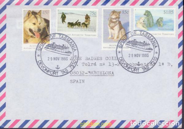 Sellos: 640598 MNH ANTARTIDA AUSTRALIANA 1994 PERROS DE TRINEO