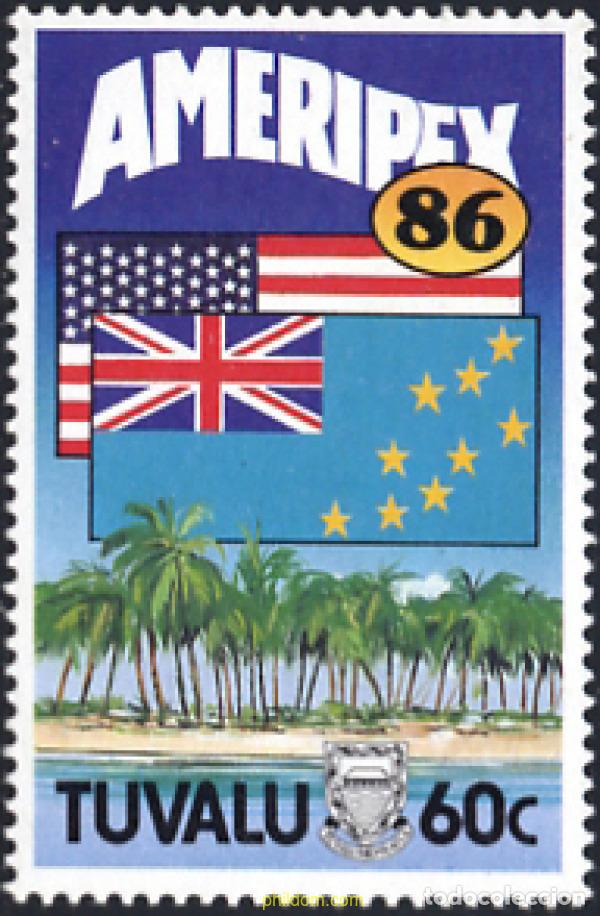 Sellos: 179059 MNH TUVALU 1986 AMERIPEX 86. EXPOSICION FILATELICA INTERNACIONAL