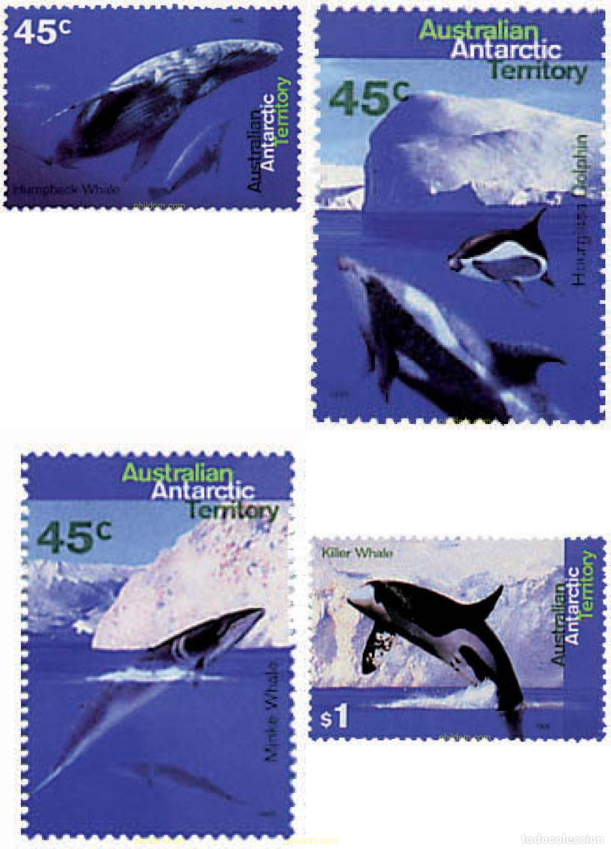 Sellos: 44806 MNH ANTARTIDA AUSTRALIANA 1995 CETACEOS