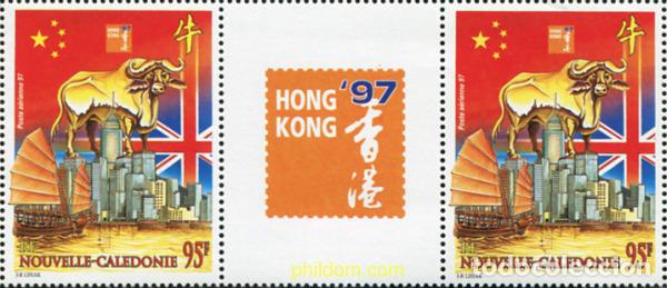 Sellos: 576515 MNH NUEVA CALEDONIA 1997 A&Ntilde;O LUNAR CHINO - A&Ntilde;O DEL BUEY
