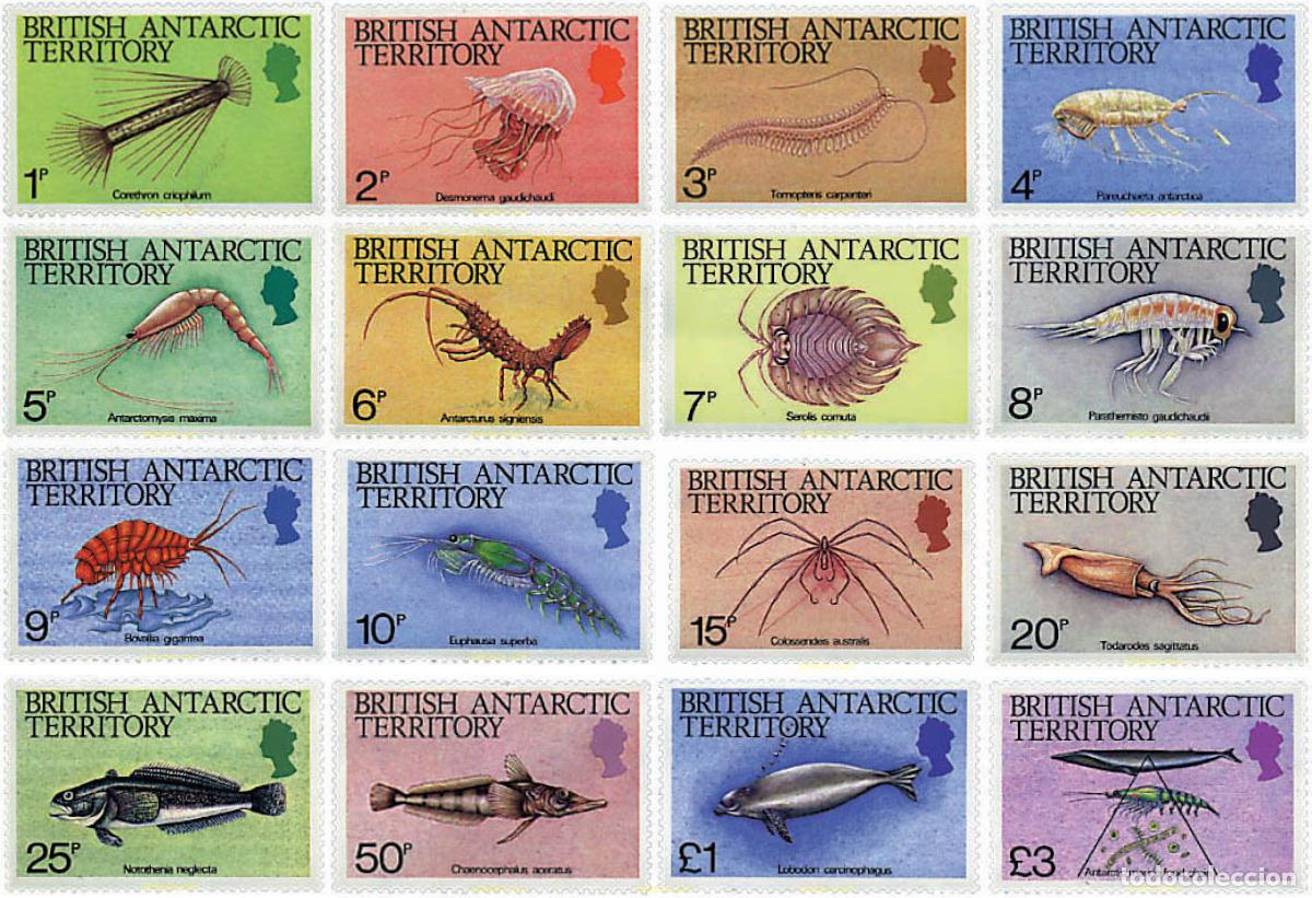 Sellos: 77409 MNH ANTARTIDA BRITANICA 1984 VIDA MARINA