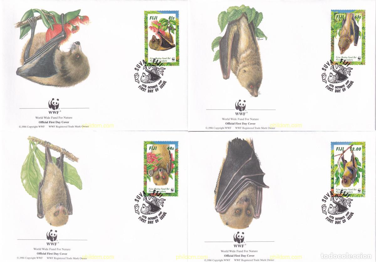 Sellos: 23214 MNH FIJI 1997 MURCIELAGO CARA DE MONO DE FIJI