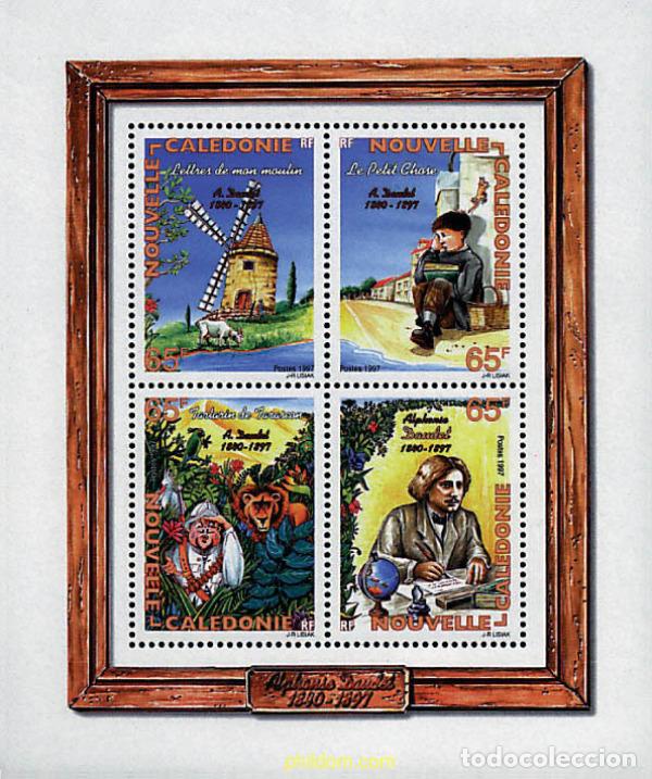 Sellos: 94969 MNH NUEVA CALEDONIA 1997 CENTENARIO DE LA MUERTE DE ALPHONS DAUDET