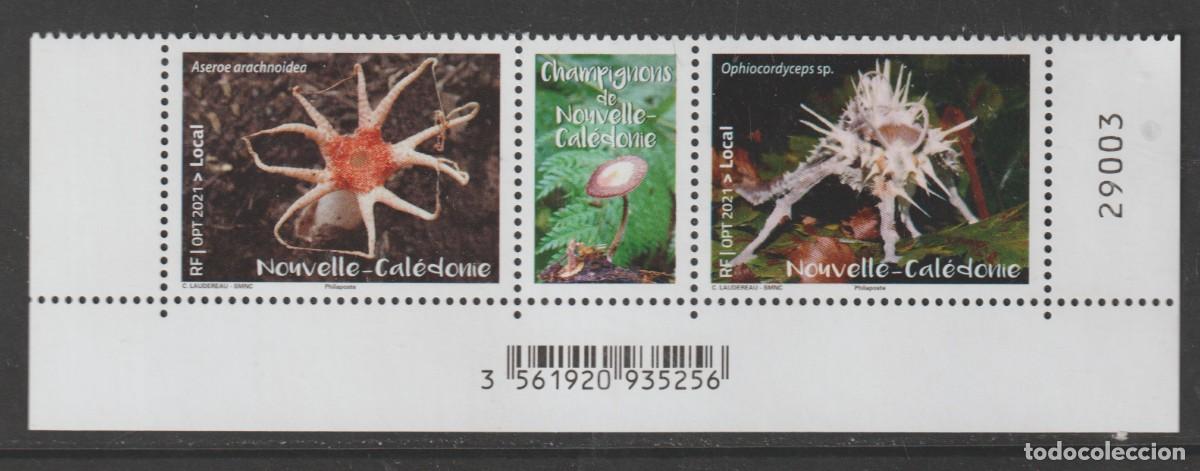 Sellos: Nouvelle Caledonie 2021 - Champignons Timbre diptyque mnh**
