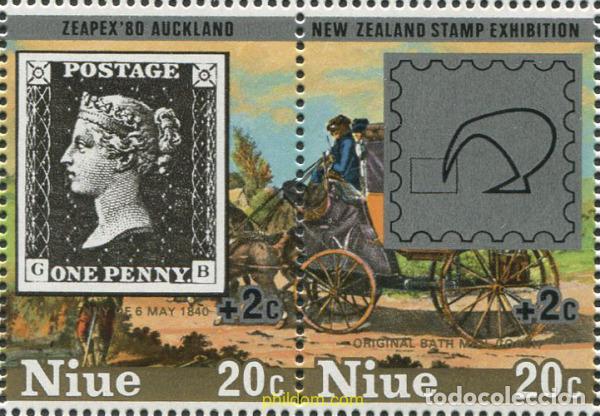 Sellos: 678379 MNH NIUE 1980 ZEAPEX 80. EXPOSICION FILATELICA INTERNACIONAL
