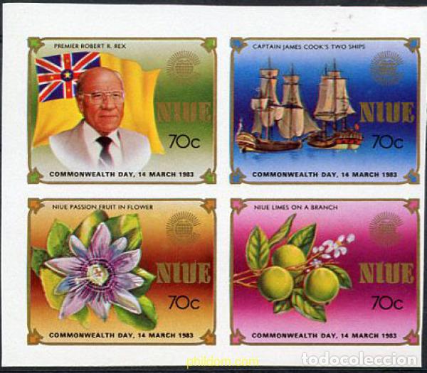 Sellos: 220239 MNH NIUE 1983 DIA DE LA COMMONWEALTH