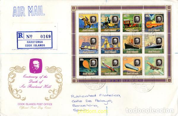 Sellos: 15855 MNH COOK Islas 1979 CENTENARIO DE LA MUERTE DE SIR ROWLAND HILL