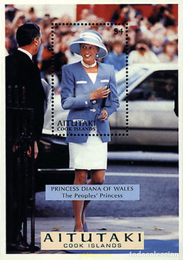 Selos: 45418 MNH AITUTAKI 1998 HOMENAJE A DIANA. PRINCESA DE GALES (1961-1997)